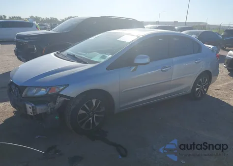 2013 Honda Civic Ex из США, поврежденный, VIN 2HGFB2F81DH537380